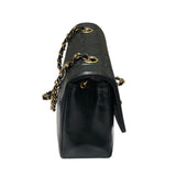 シャネル CHANEL ダイアナ22 A01164 ブラック ラムスキン レディース ショルダーバッグ