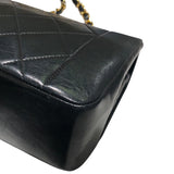 シャネル CHANEL ダイアナ22 A01164 ブラック ラムスキン レディース ショルダーバッグ