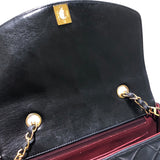 シャネル CHANEL ダイアナ22 A01164 ブラック ラムスキン レディース ショルダーバッグ