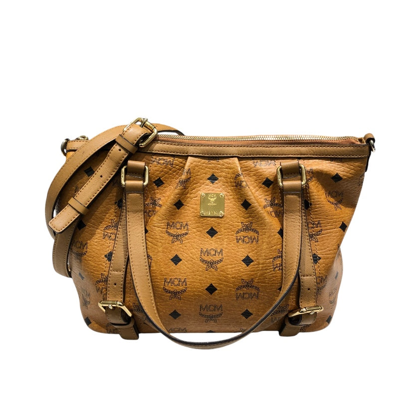 エム・シー・エム MCM トートバッグ コーティングキャンバス レディース トートバッグ