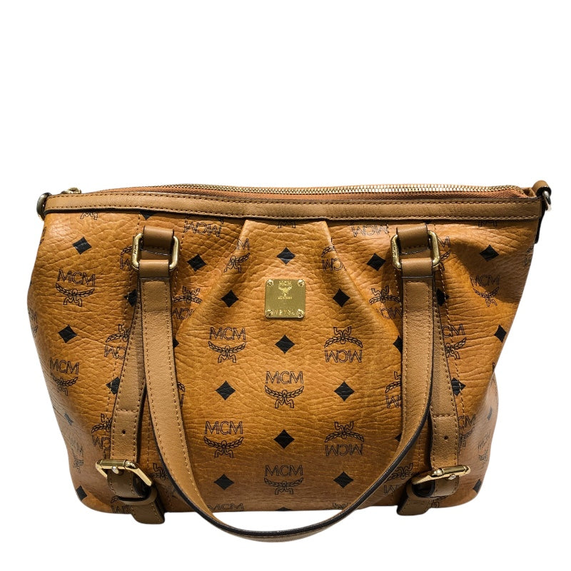 エム・シー・エム MCM トートバッグ コーティングキャンバス レディース トートバッグ