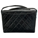 シャネル CHANEL マトラッセ レザーショルダーフラップバッグ ブラック/ゴールド ラムスキン レディース ショルダーバッグ