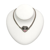 シャネル CHANEL CCマークハートネックレス メタル・ラインストーン アクセサリー