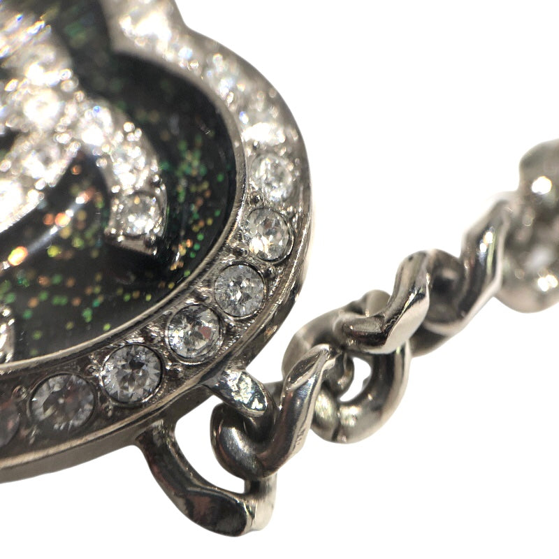 シャネル CHANEL CCマークハートネックレス メタル・ラインストーン アクセサリー