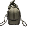 シャネル CHANEL ドーヴィル ボーリングバッグ A92749 グレー キャンバス レディース ショルダーバッグ
