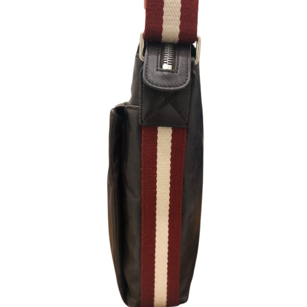 バリー BALLY ショルダーバッグ ブラウン レザー メンズ ショルダーバッグ