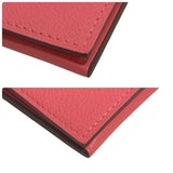 エルメス HERMES R.M.Sトゥタンマン W刻印 ローズアザレ×シルバー金具 エバーカラー レディース 長財布