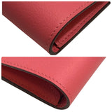 エルメス HERMES R.M.Sトゥタンマン W刻印 ローズアザレ×シルバー金具 エバーカラー レディース 長財布