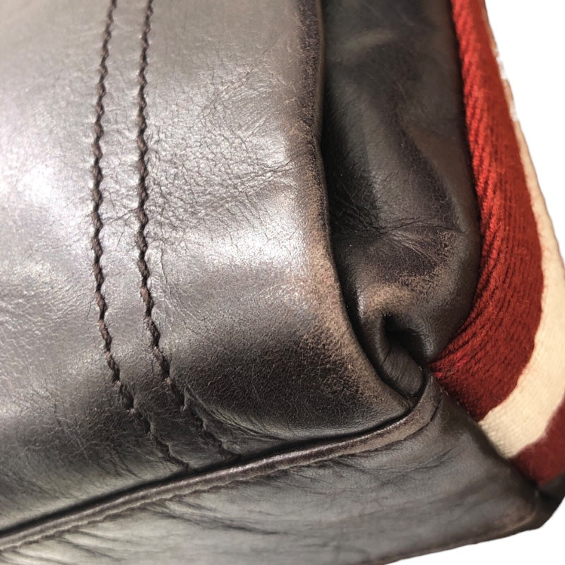 バリー BALLY ショルダーバッグ ブラウン レザー メンズ ショルダーバッグ