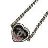 シャネル CHANEL CCマークハートネックレス メタル・ラインストーン アクセサリー