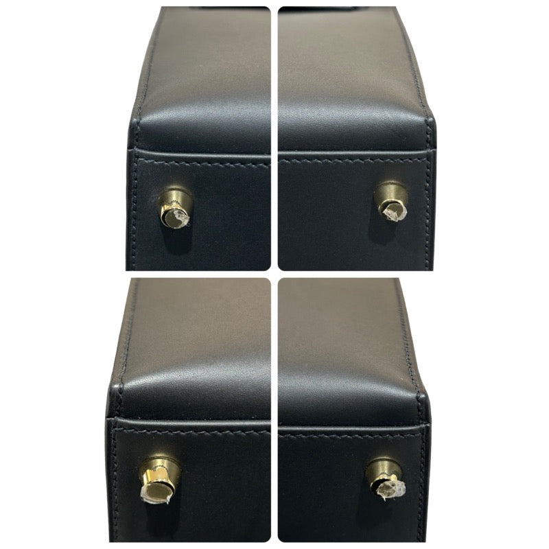 エルメス HERMES ケリー32 外縫い T刻印 ブラック/GD金具 ソンブレロ レディース ハンドバッグ