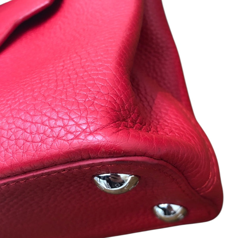 ルイ・ヴィトン LOUIS VUITTON カプシーヌBB M94754 レッド レザー レディース ショルダーバッグ