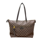 ルイ・ヴィトン LOUIS VUITTON イエナMM N41013 ブラウン ダミエキャンバス レディース トートバッグ