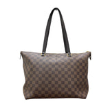 ルイ・ヴィトン LOUIS VUITTON イエナMM N41013 ブラウン ダミエキャンバス レディース トートバッグ