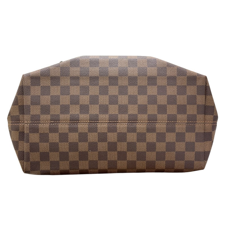 ルイ・ヴィトン LOUIS VUITTON イエナMM N41013 ブラウン ダミエキャンバス レディース トートバッグ