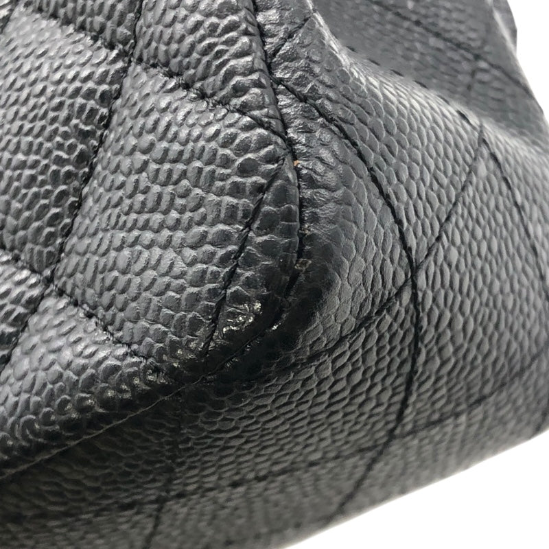 シャネル CHANEL マトラッセ25 A01112 ブラック キャビアスキン