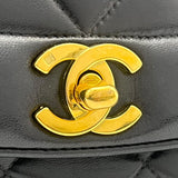シャネル CHANEL ダイアナ25 A01165 ブラック ゴールド金具 ラムスキン レディース ショルダーバッグ