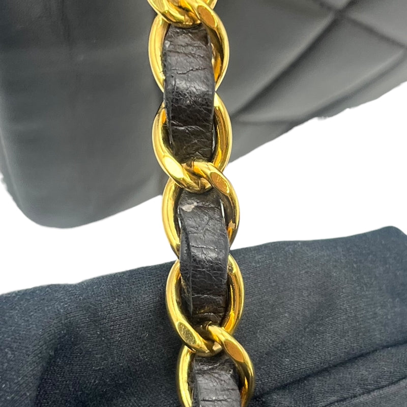 シャネル CHANEL ダイアナ25 A01165 ブラック ゴールド金具 ラムスキン レディース ショルダーバッグ