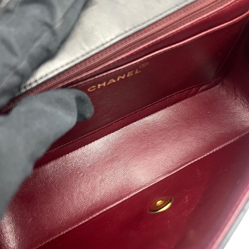 シャネル CHANEL ダイアナ25 A01165 ブラック ゴールド金具 ラムスキン レディース ショルダーバッグ