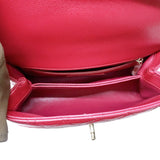 シャネル CHANEL ココハンドルXS A92990 レッド　ゴールド金具 キャビアスキン レディース ハンドバッグ