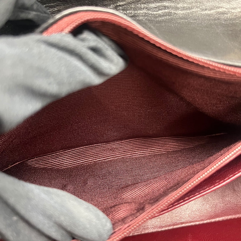 シャネル CHANEL ダイアナ25 A01165 ブラック ゴールド金具 ラムスキン レディース ショルダーバッグ