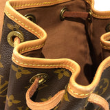 ルイ・ヴィトン LOUIS VUITTON ミニモンスリ M51137 ブラウン モノグラムキャンバス レディース リュック・デイパック
