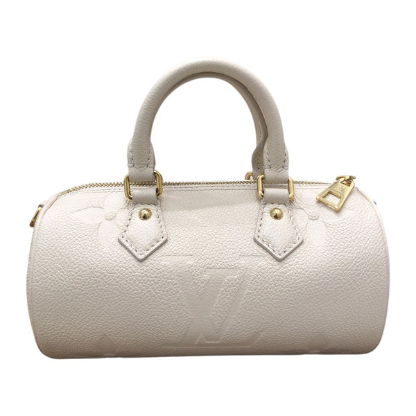 ルイ・ヴィトン LOUIS VUITTON パピヨンBB M45994 ホワイト アンプラントレザー レディース ハンドバッグ