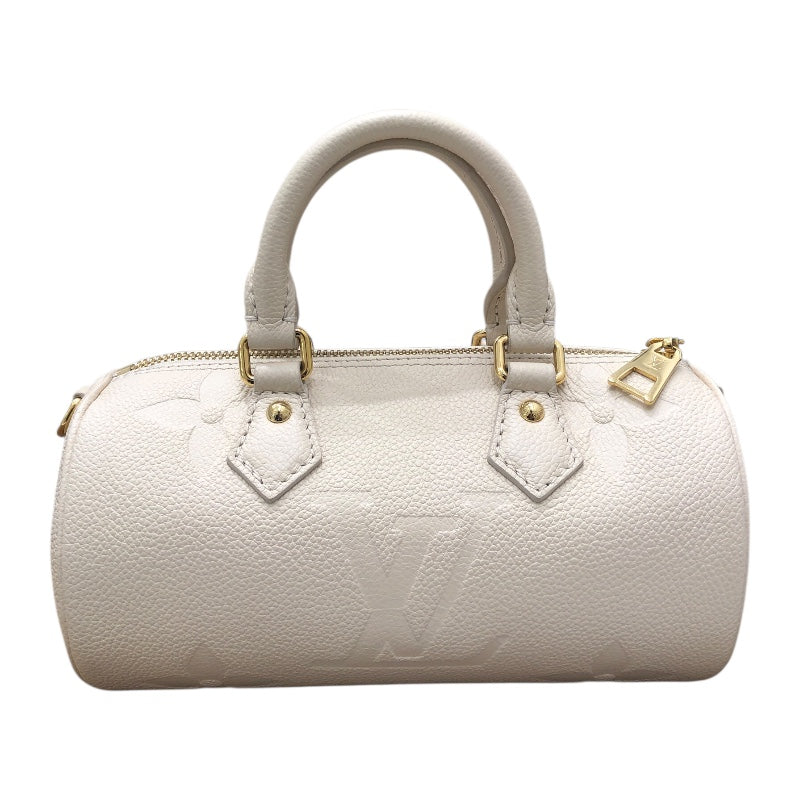 ルイ・ヴィトン LOUIS VUITTON パピヨンBB M45994 ホワイト アンプラントレザー レディース ハンドバッグ