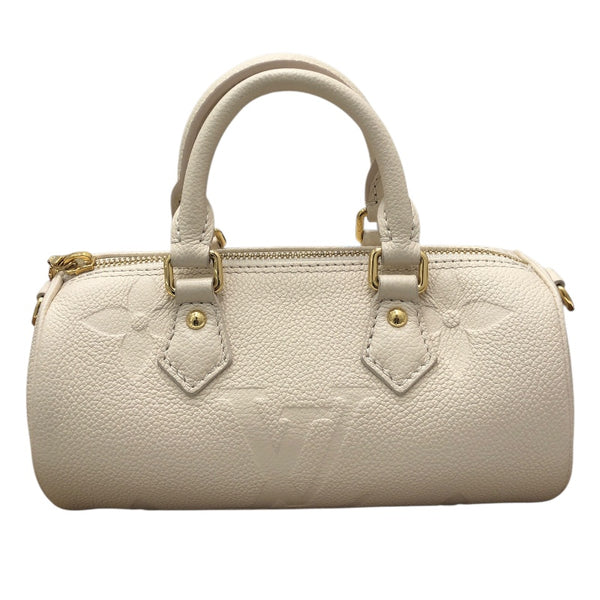 ルイ・ヴィトン LOUIS VUITTON パピヨンBB M45994 ホワイト アンプラントレザー レディース ハンドバッグ