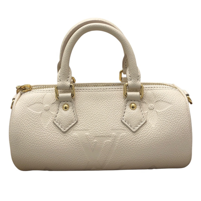 ルイ・ヴィトン LOUIS VUITTON パピヨンBB M45994 ホワイト アンプラントレザー レディース ハンドバッグ