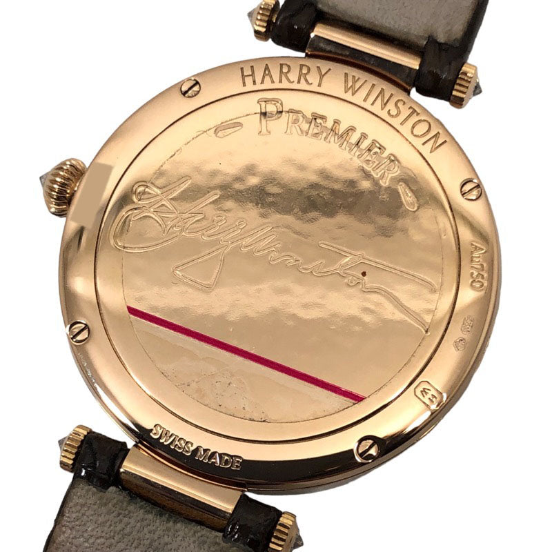 ハリーウィンストン HARRY WINSTON プルミエール・レース　ピンクシェル PRNQHM31RR002 K18PG/ピンクシェル クオーツ レディース 腕時計