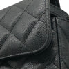 シャネル CHANEL マトラッセ チェーンウォレット AP2096 ブラック キャビアスキン レディース ショルダーバッグ