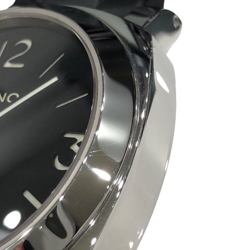 パネライ PANERAI ルミノールベース　レフトハンド PAM00219 ブラック SS メンズ 腕時計