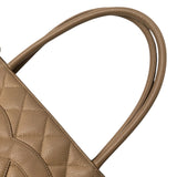 シャネル CHANEL 復刻トート A01804 ベージュ キャビアスキン　 レディース トートバッグ