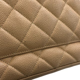 シャネル CHANEL 復刻トート A01804 ベージュ キャビアスキン　 レディース トートバッグ