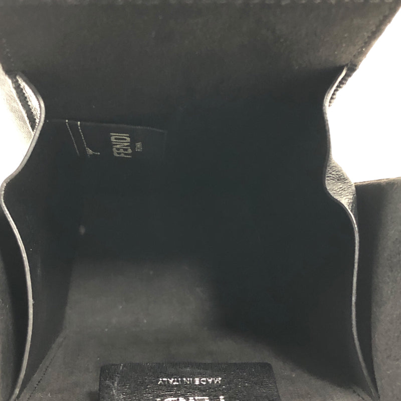 フェンディ FENDI ボックスショルダーバッグ ブラック レザー ユニセックス ショルダーバッグ | 中古ブランドリユースショップ  OKURA(おお蔵)