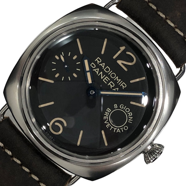 パネライ PANERAI ラジオミール　8デイズ PAM00992 ブラック SS メンズ 腕時計