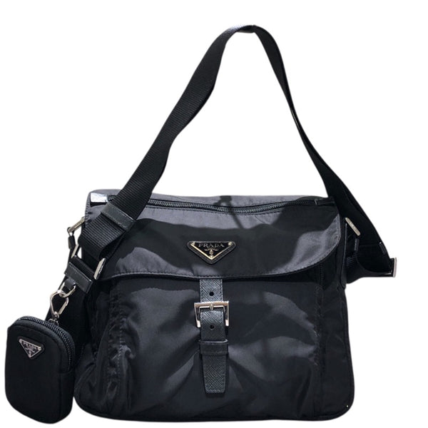 プラダ PRADA Re-Nylon ショルダーバッグ 1BD994 ブラック ナイロン
