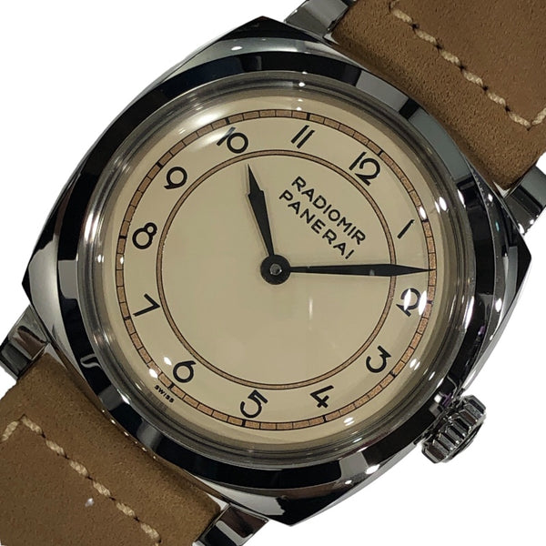 パネライ PANERAI ラジオミール　1940　3デイズ　アッチャイオ PAM00791 アイボリー SS メンズ 腕時計