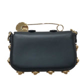 フェンディ FENDI フェンダーチェ　ナノ　バゲット 7AS095 ブラック　GD金具 レザー レディース ショルダーバッグ