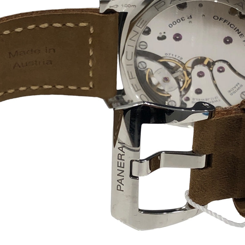 パネライ PANERAI ラジオミール　1940　3デイズ　アッチャイオ PAM00791 アイボリー SS メンズ 腕時計