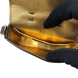 フェンディ FENDI フェンダーチェ　ナノ　バゲット 7AS095 ブラック　GD金具 レザー レディース ショルダーバッグ