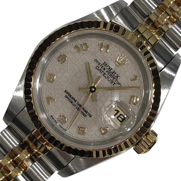 ロレックス ROLEX デイトジャスト　プリコン 79173 ピンク k18 レディース 腕時計