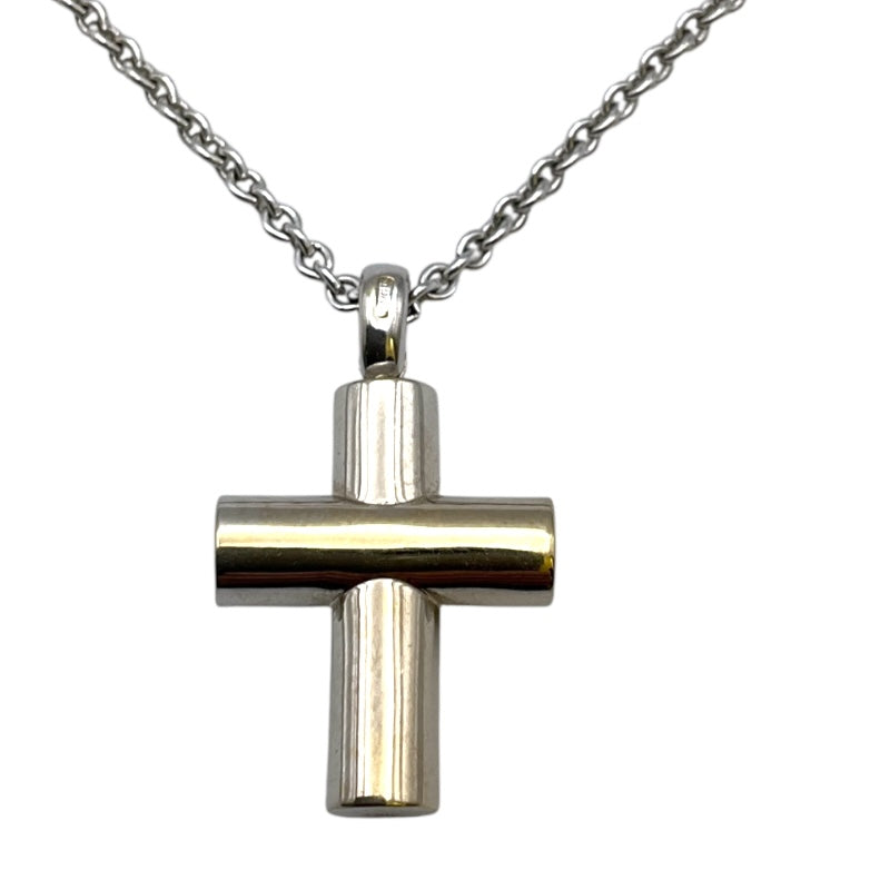 ブルガリ BVLGARI ラテンクロスネックレス 750WG ジュエリー