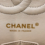 シャネル CHANEL マトラッセ25 A01112 12番台 ベージュ×ゴールド金具 キャビアスキン レディース ショルダーバッグ