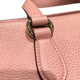 グッチ GUCCI レザートートバッグ 449642 ピンク レザー レディース トートバッグ