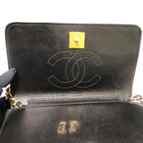 シャネル CHANEL マトラッセプッシュロックチェーンショルダー A03568 ブラック ゴールド金具 ラム レディース ショルダーバッグ