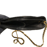 シャネル CHANEL マトラッセプッシュロックチェーンショルダー A03568 ブラック ゴールド金具 ラム レディース ショルダーバッグ