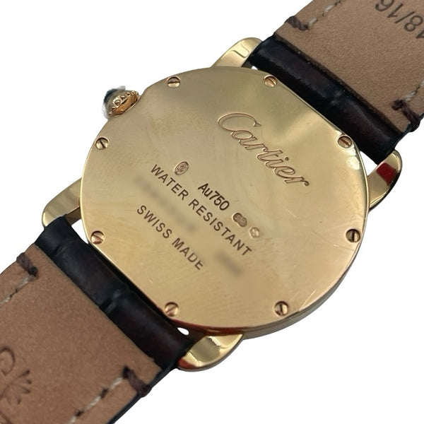 カルティエ Cartier ロンド ルイ カルティエ SM W6800151 18KPG レディース 腕時計