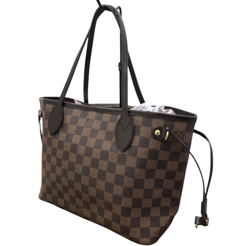 ルイ・ヴィトン LOUIS VUITTON ネバーフルPM N51109 ブラウン ダミエ レディース トートバッグ